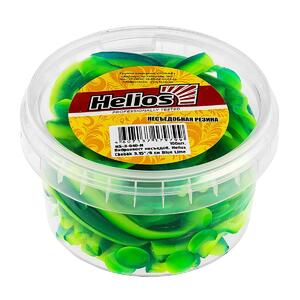 Виброхвост несъедоб. Chebak 3,15"/8 см Blue Lime 100шт. (HS-3-040-N) Helios, фото 2
