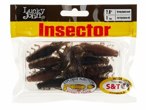Виброхвосты съедоб. искусст. LJ Pro Series INSECTOR 2,8in (07.00)/T65 8шт., фото 5