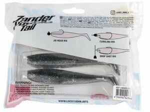 Виброхвосты LJ 3D Series ZANDER PADDLE TAIL 5.5in (14.00)/Z11 3шт., фото 4