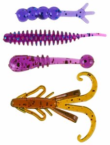 Твистеры и слаги съедоб. искусст. LJ Pro Series MORMO PACK 05 SET Набор мормышинга 100 шт., фото 3