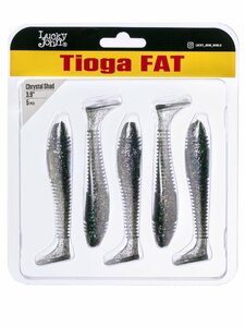 Виброхвосты съедоб. искусст. LJ Pro Series TIOGA FAT 3.9in (10.00)/Z11 5шт., фото 4