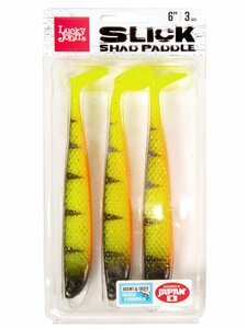 Виброхвосты LJ 3D Series SLICK SHAD PADDLE 6.0in (15.20)/PG14 3шт, фото 4