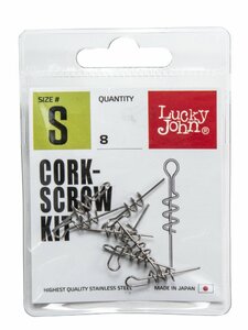 Спирали LJ Pro Series CORKSCROW KIT S для крепл. силикон. приманок 8шт., фото 2