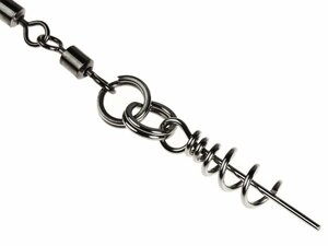 Оснастка стал. Lucky John STINGER POWER CHAIN 3,5 и 8,0см, оснащ. тройниками разм.03/0 и 03/0 1шт., фото 5