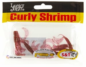 Твистеры съедоб. искусст. LJ Pro Series CURLY SHRIMP 2,0in (05.00)/S14 10шт., фото 4