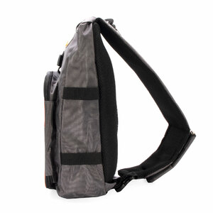 Сумка-рюкзак рыболовная "СЛЕДОПЫТ" Sling Shoulder Bag, 44х24х17 см, цв. серый, фото 6