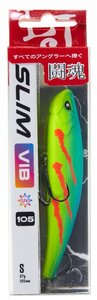 Воблер тонущий вертикальный LJ Pro Series SLIM VIB S 105.00/360, фото 4