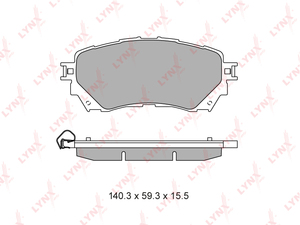 Колодки тормозные передние LYNXauto BD-5130. Для: Mazda, Мазда, 6(GJ) 2.0-2.5 12>., фото 2