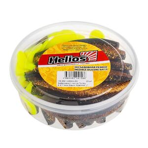 Виброхвост несъедоб. Trofey 5.5"/14см Black Sparkles LT 20шт. (HS-25/1-033-N-20) Helios, фото 2