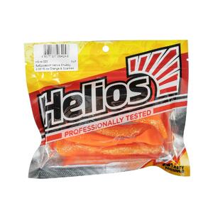 Виброхвост Chubby 3,55"/9 см Orange & Sparkles 5шт. (HS-4-022) Helios, фото 2