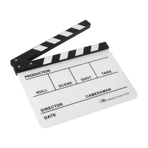 Кинохлопушка GreenBean Clapperboard 03 (белая), фото 2