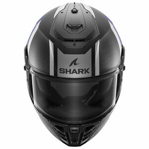 Шлем SHARK SPARTAN RS CARBON SHAWN MAT Black/Blue/Silver M, фото 2