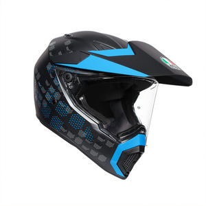 Шлем AGV AX-9 MULTI Antartica Matt Black/Cyan L, фото 1