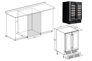 Винный шкаф Temptech WP2DQ60DCB, фото 8