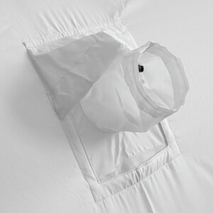 Палатка зимняя куб СЛЕДОПЫТ, 1,75х1,75, h-1,75м, S по полу 3,1 кв.м, 3 слоя, цвет синий/белый, фото 10