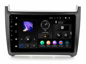 VW Polo 10-20 (Incar TMX-8602-6 Maximum) Android 10 / 1280X720 / громкая связь / Wi-Fi / DSP / оперативная память 6 Gb / внутренняя 128 Gb / 9 дюймов, фото 1