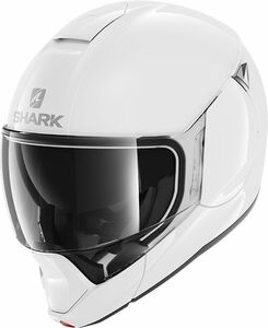 Шлем SHARK EVOJET BLANK White Glossy L, фото 1