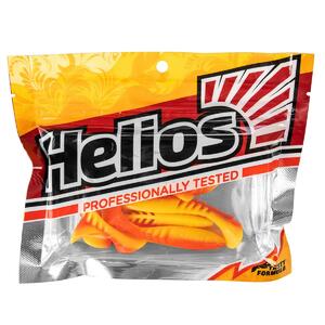 Виброхвост Slash 2,64"/6,7 см Orange & Yellow 10шт. (HS-19-015) Helios (0), фото 2