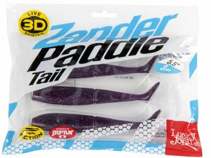 Виброхвосты LJ 3D Series Zander Paddle Tail 5.5in (14.00)/Z10 3шт., фото 4