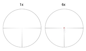 Оптический прицел Vector Optics Continental 1-6x28 Tactical FFP, сетка BDC & Wind, 34 мм, тактические барабаны, Zero Stop, азотозаполненный, с подсветкой (SCFF-31P), фото 17