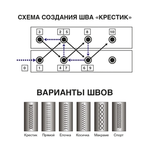Оплётка на руль AVS GL-301M-B, размер M, чёрная, 37-39 см, фото 4