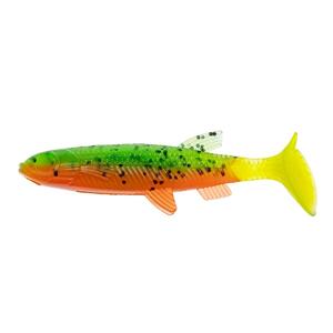 Виброхвост Nelma 3.15"/8 см Pepper Green & Orange LT 6шт. (HS-26-032) Helios (0), фото 2