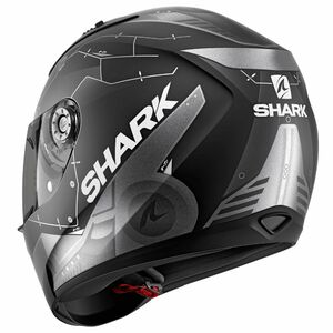 Шлем SHARK RIDILL 1.2 MECCA MAT Black/Grey/Silver XS, фото 2