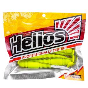 Виброхвост Minoga 3,75"/9.5 см Golden Lime 5шт. (HS-17-048) Helios, фото 2