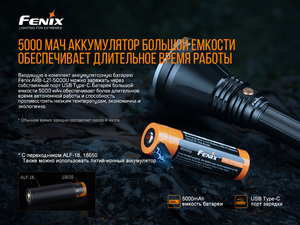 Фонарь Fenix HT18, фото 9