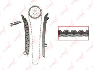Комплект цепи ГРМ LYNXauto TK-0003. Для AUDI A3 1.2T 10-12, SKODA Fabia II 1.2T 10-12 / Octavia I 1.2T 10-12 / Roomster 1.2T 10-12 / Yeti 1.2T 09-12, VW Caddy III 1.2T 10-12 / Golf VI 1.2T 08-12 / Jetta IV 1.2T 10-12 / Polo 1.2T 09-12 / Touran 1.2T 10-12, фото 1