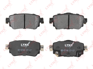 Колодки тормозные задние  LYNXauto BD-5748. Для: Nissan, Ниссан, Qashqai(Кашкай)(J11) 1.2-2.0 13> / X-Trail(Икс-Траил)(T32) 1.6D-2.5 13>, Renaul, Рено, Kadjar 1.2-1.6D 15>. 

Длина, мм 103,9., фото 1