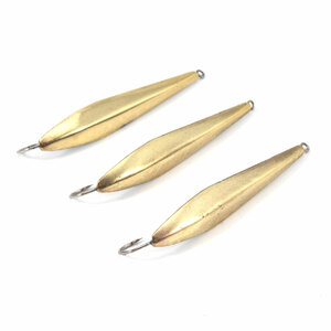 Блесна вертикальная "Яман" Булава, размер 60 мм, вес 10,7 г, цвет латунь (уп.3 шт.), фото 2