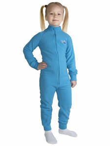 Комбинезон флисовый Norfin KIDS THERMO BLUE 03 (голубой р.128-134), фото 4
