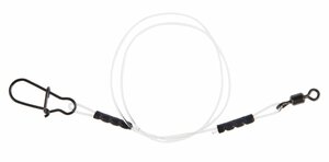 Поводки LJ HARD MONO оснащ. вертл. и застеж. 10кг 20см 5шт., фото 2