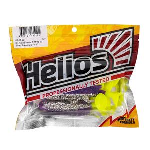 Виброхвост Nelma 3.15"/8 см Silver Sparkles & Fio LT 6шт. (HS-26-037) Helios (0), фото 2