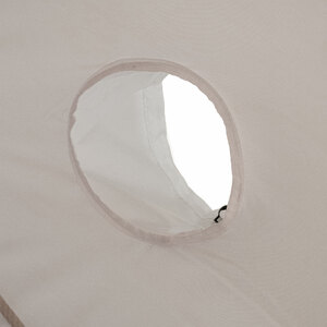 Палатка зимняя куб СЛЕДОПЫТ 2,1 х2,1 м, Oxford 210D PU 1000, S по полу 4,4 кв.м, цвет оранжевый/белый, фото 14