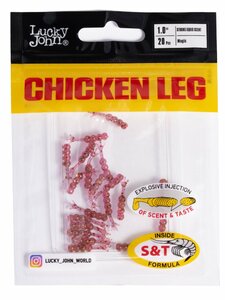 Слаги съедобные искусственные LJ Pro Series CHICKEN LEG 1,0in (02.00)/S14 20шт., фото 4