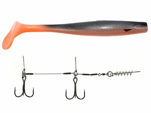 Виброхвост LJ 3D BBS Series KUBIRA SWIM SHAD 9.0in (22,86)/PG40 1шт.+Stinger L, фото 2