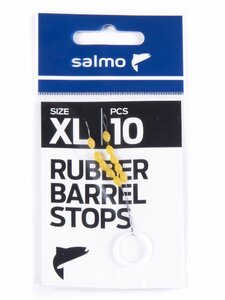 Стопоры резин. Salmo RUBBER BARREL STOPS р.004XL 10шт., фото 3