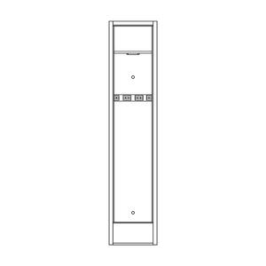 Шкаф металлический для хранения оружия "Гарант" 1400х300х250 (T-SG-206) Тонар, фото 3