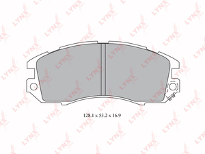 Колодки тормозные передние LYNXauto BD-7112. Для: SUBARU Impreza 1.6-2.0 92-00 / Legacy I-II 1.8-2.2 >98, фото 1