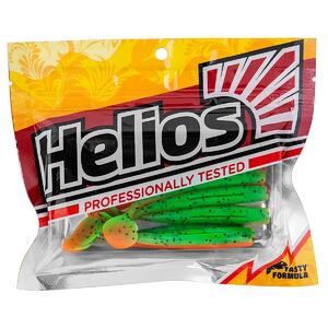 Виброхвост Chebak 3,15"/8 см Pepper Green & Orange 7шт. (HS-3-018) Helios, фото 2