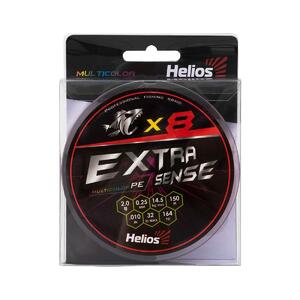 Шнур Extrasense X8 PE Multicolor 150m 2.0/32LB 0.25mm (HS-ES-X8-2/32LB) Helios, фото 2