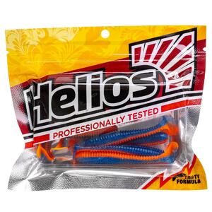 Виброхвост Catcher 2,75"/7 см Star Blue & Orange 7шт. (HS-1-044) Helios, фото 2