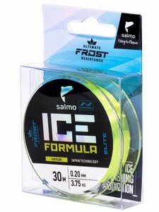Леска моно. зим. Salmo Elite ICE FORMULA Fluo Yellow 030/020, фото 3
