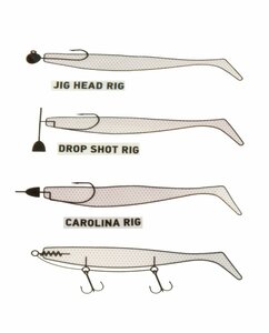 Виброхвосты LJ 3D Series RED TAIL SHAD 7.0in (17.80)/PG35 2шт., фото 4