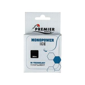 Леска MONOPOWER ICE 0,28mm/30m Clear Nylon (PR-MI-T-028-30) PREMIER fishing (0), фото 4