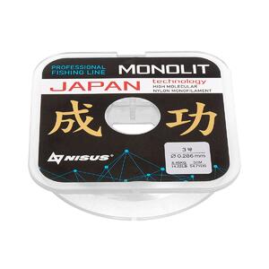 Леска MONOLIT 0,286mm/50m Nylon Transparent (N-MO-0.286-50) Nisus, фото 4