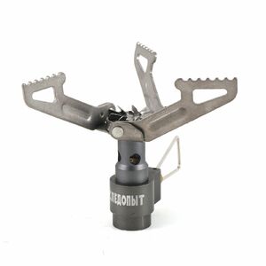 Плита портативная газовая СЛЕДОПЫТ  Мечта Путешественника, титановая, фото 2