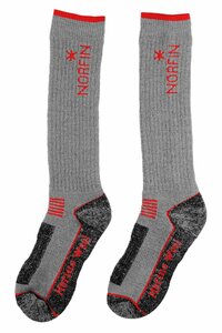 Носки  термо Norfin T4M ARCTIC MERINO HEAVY LONG (серый р.(45-47) XL), фото 4